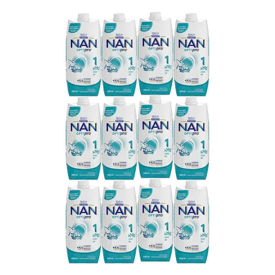 Nestlé Nan Optipro 1 Vloeibaar, 12X500 ml