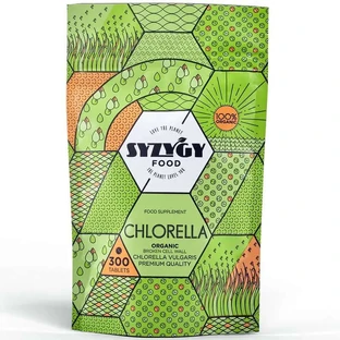 Syzygy Organic Chlorella Food Supplement , 300 comprimés
