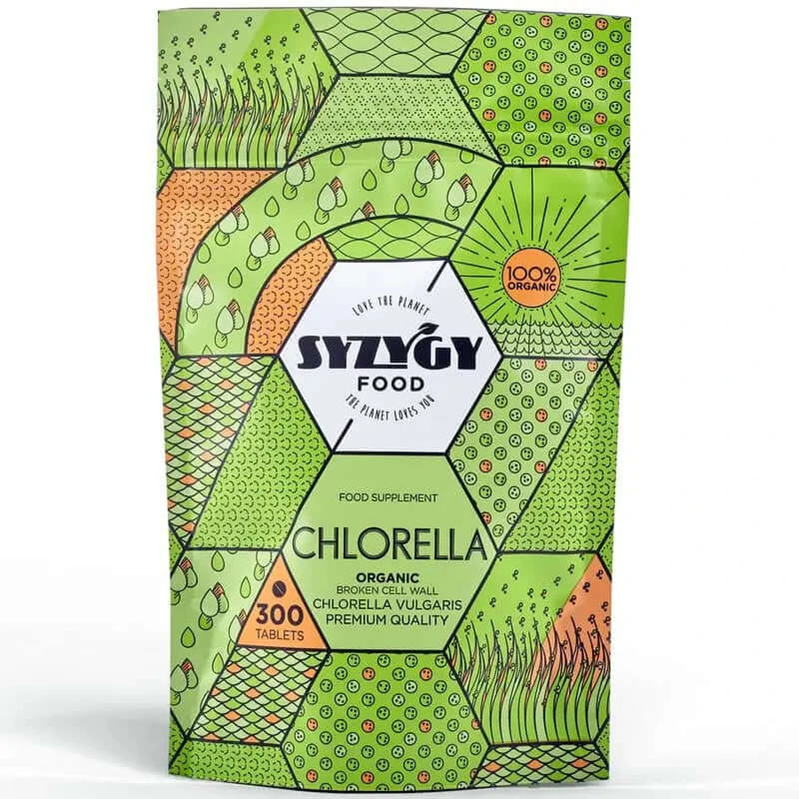 Syzygy Organic Chlorella Food Supplement , 300 comprimés