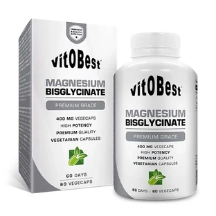 Vit.O.Best Bisglycinate de Magnésium, 60 Capsules