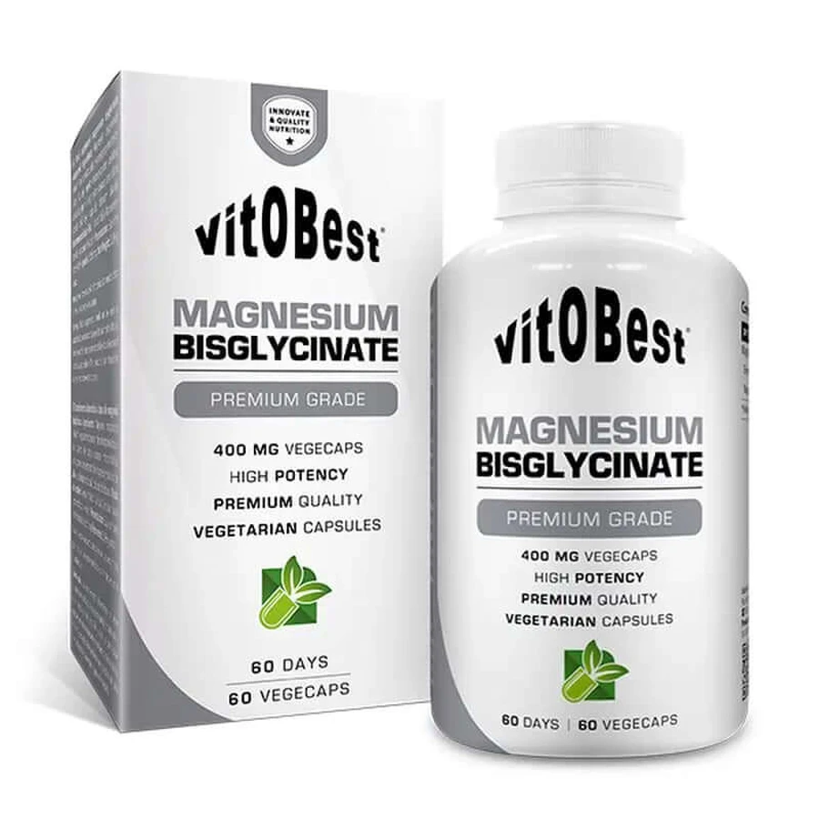 Vit.O.Best Bisglycinate de Magnésium, 60 Capsules