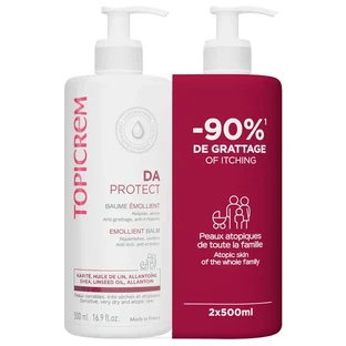 Topicrem Duo Pack Da Protect Emollient Balm 500 Ml 2. Einheit 50%.