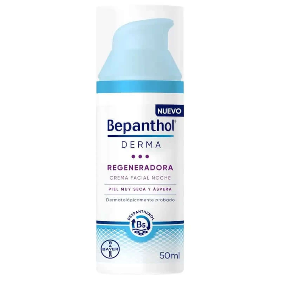 Bepanthol Derma Regenerujący krem do twarzy na noc 50 ml: ceny i cechy