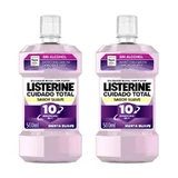 Listerine Duplo Total Care Mondwater met Milde Smaak, 2 x 500 ml
