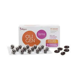 Ifigen Oligen Donna Dha 80% Tg Enzymatic, 60 Capsules