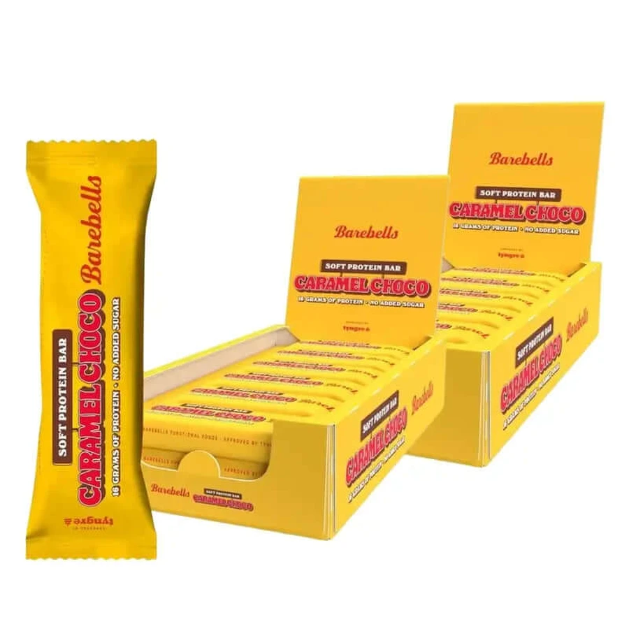 Barebells Pack Soft Caramel Choco, 24 Uds X 55 Gramos