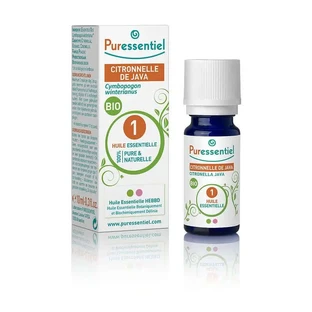 Puressentiel Citronnelle Java Huile Essentielle Bio, 10 ml