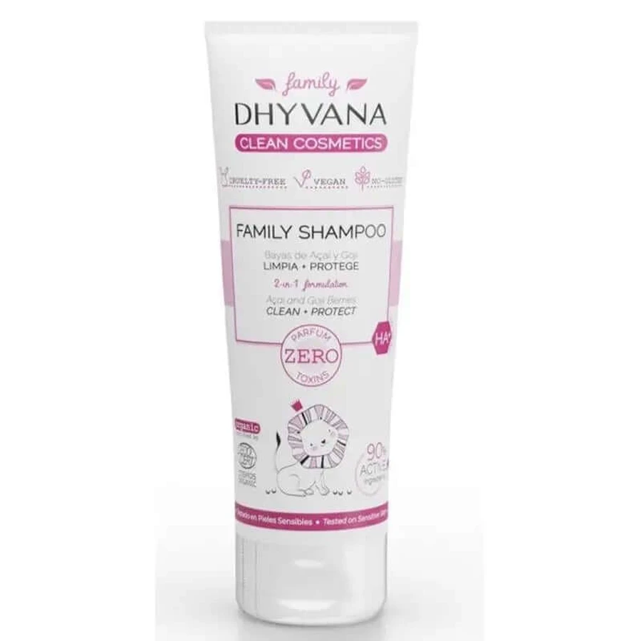 Dhyvana Family Shampooing avec baies d'Açai et Goji 200Ml
