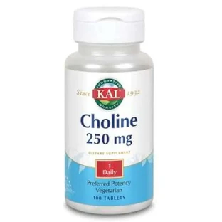 Solaray Choline Kal 250Mg. 100 tabletten