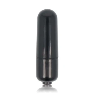 Glossy Small Vibrating Bullet Black