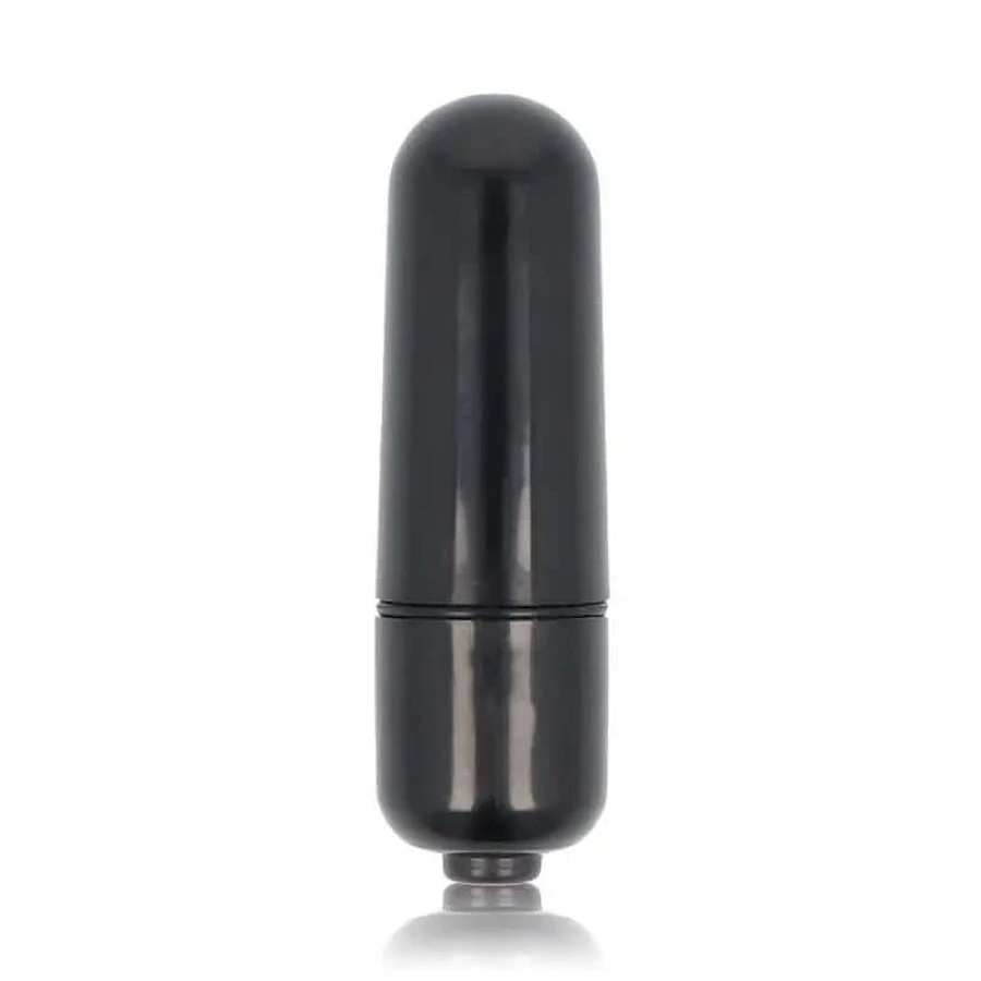 Glossy Small Vibrating Bullet Black