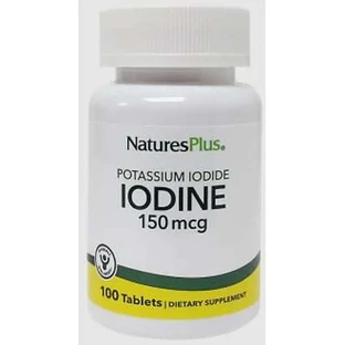 Natures Plus Iodine Yoduro Potasico, 100 Comprimidos