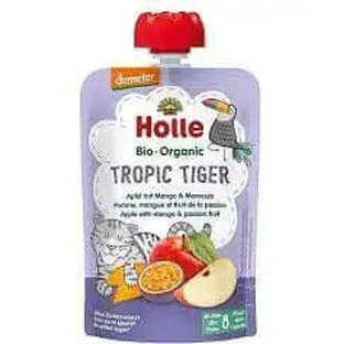 Appel, Mango en Passievrucht Holle Pouche, 100 gr.