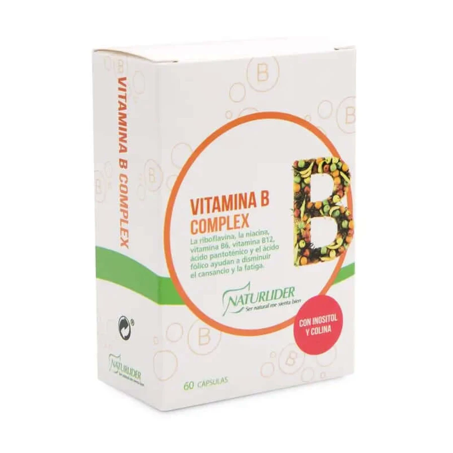 Naturlider Vitamin B Complex, 60 Capsules