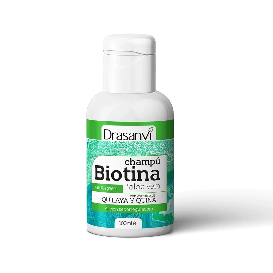 Drasanvi Biotina Shampoo And Aloe Vera Oily Hair Bottle , 100 ml
