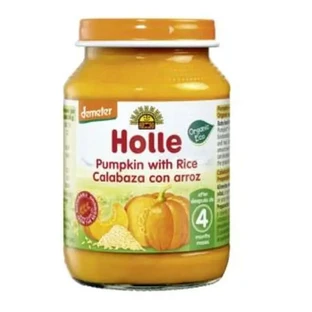 Holle Pumpkin with Rice 4 Months 190Gr. Demeter