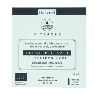 Drasanvi Vitaroms Etherische Olie Blauwe Eucalyptus Bio , 10 ml
