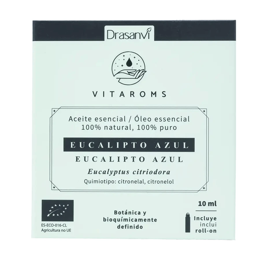 Drasanvi Vitaroms Etherische Olie Blauwe Eucalyptus Bio , 10 ml