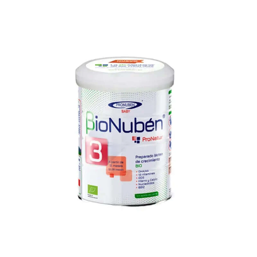 Bionubén Pronatur 3 Bio Aufwuchsmilch 12-36 Monate 800 gr.