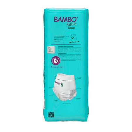 Windelhosen eco Nr. 6, +18 kg, 38 Stück, Bambo Nature