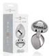 Intense Anal Plug Metal Aluminum Heart White Size M