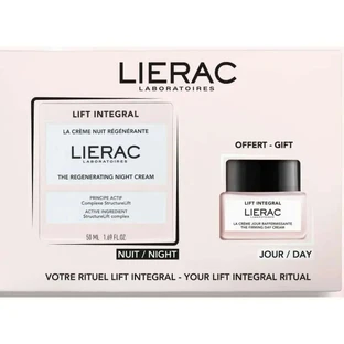 Lierac Set Nachtcreme Lift Integral + Minigröße Tagescreme 20Ml