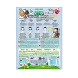 7 Himmel Tiermaske Panda Stoffmaske , 4 Stück