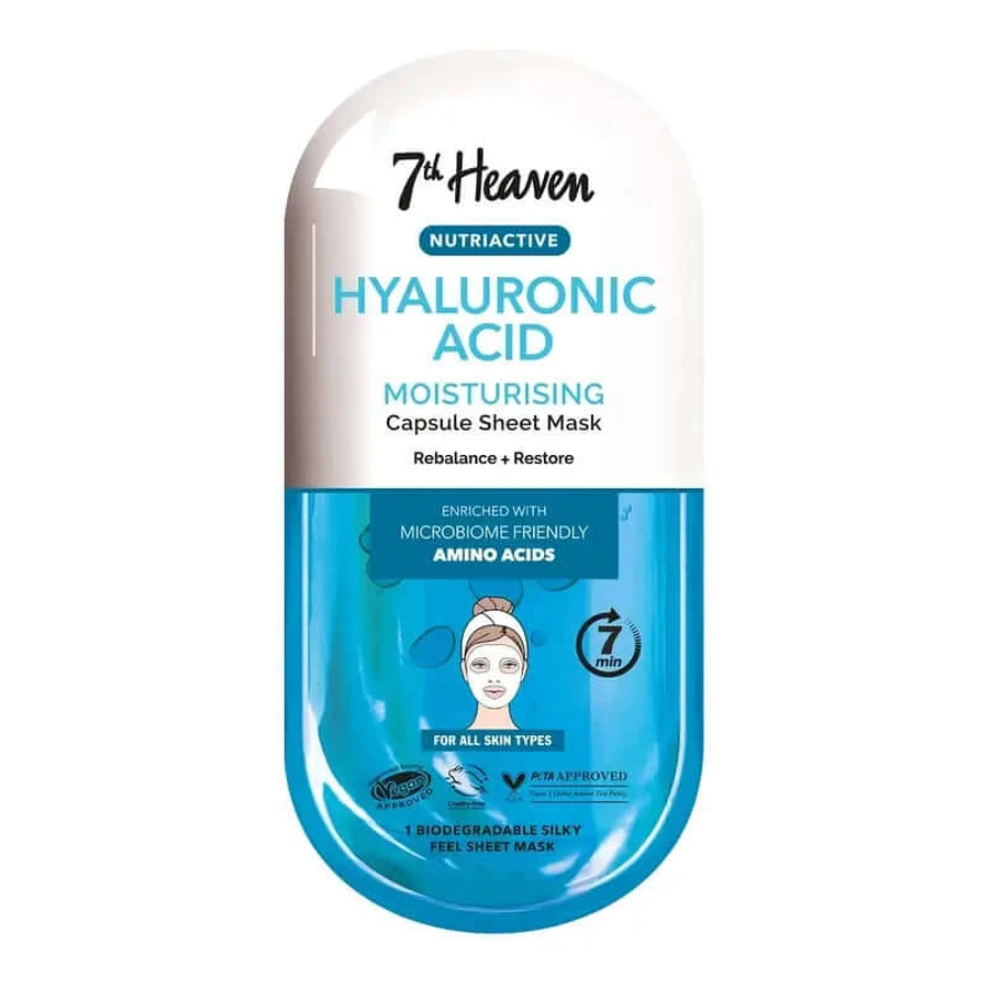 7 Heaven Hyaluronsäure-Maske, 1 Stück
