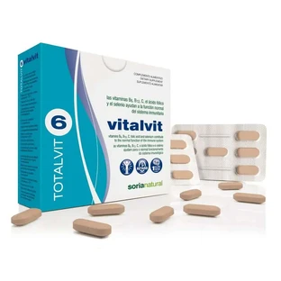 Soria Natural Totalvit 6 Vitavit 910 Mg, 28 Tablets