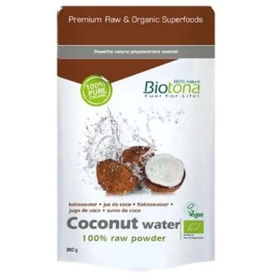 Biotona Apă de nucă de cocos nucă de cocos 200Gr. Bio