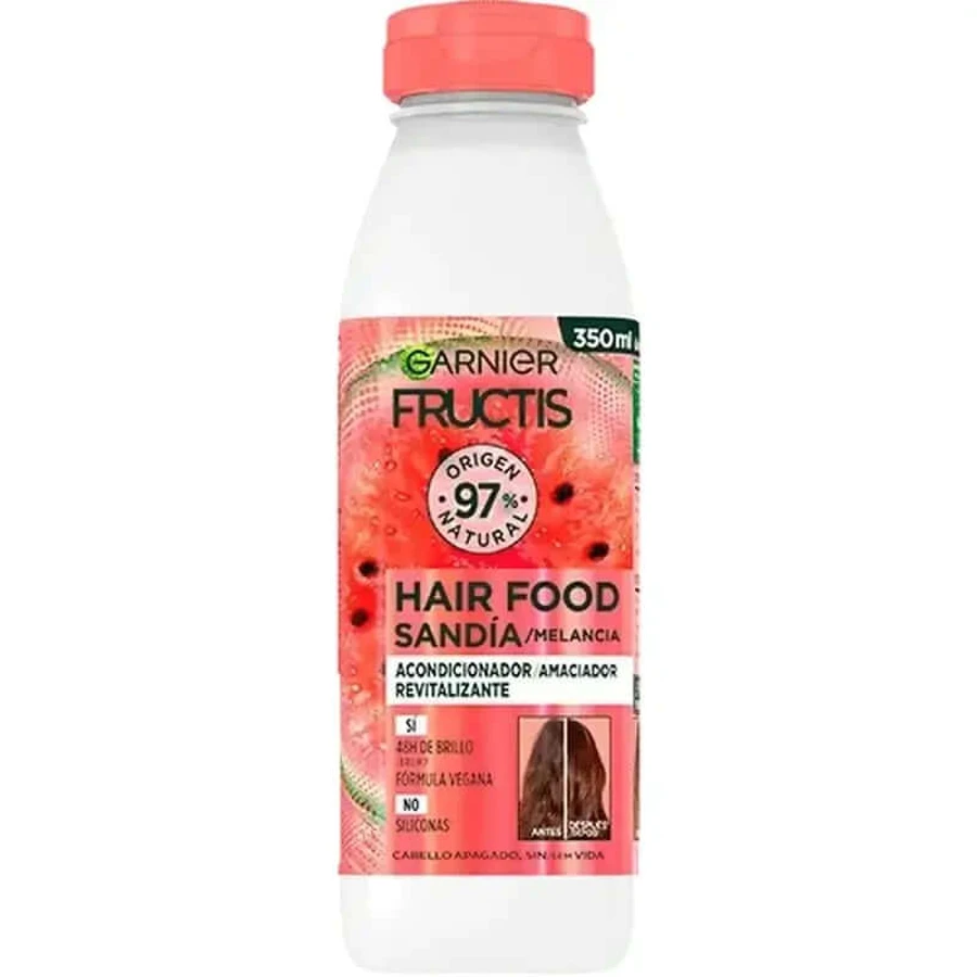 Garnier Fructis Hair Food Watermelon Revitalizing Conditioner For Dull, Lifeless Hair 350 Ml