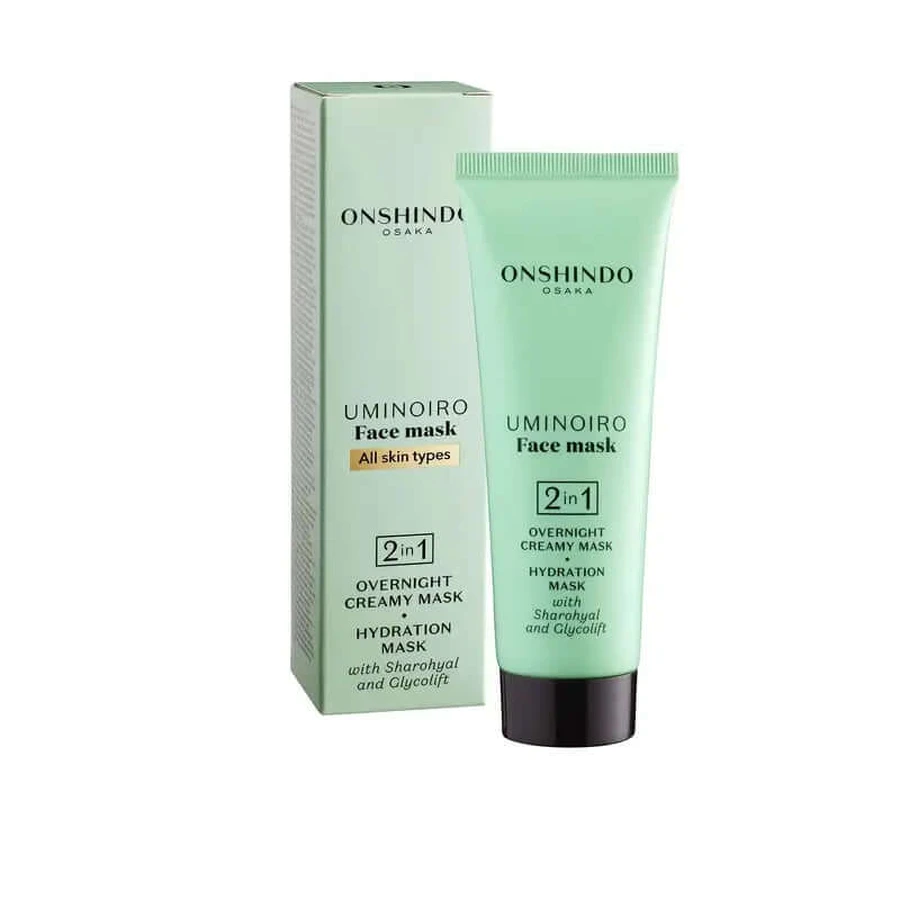 Onshindo Osaka Uminoiro Moisturizing Facial Mask, 75 ml