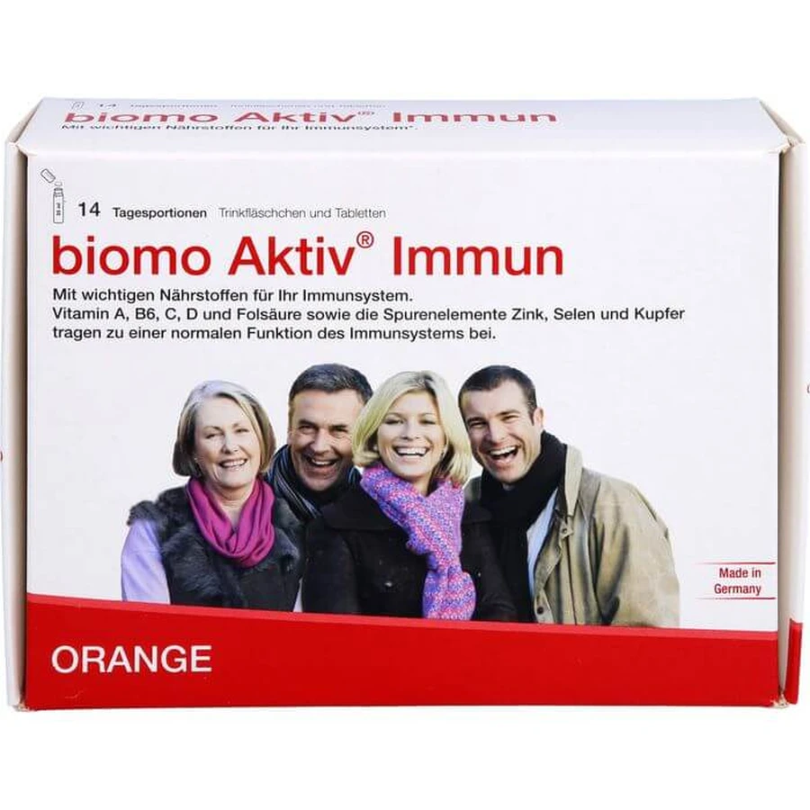 BIOMO Active Immune Drinking Bottle + Tablets 14-Day Combo 1 P