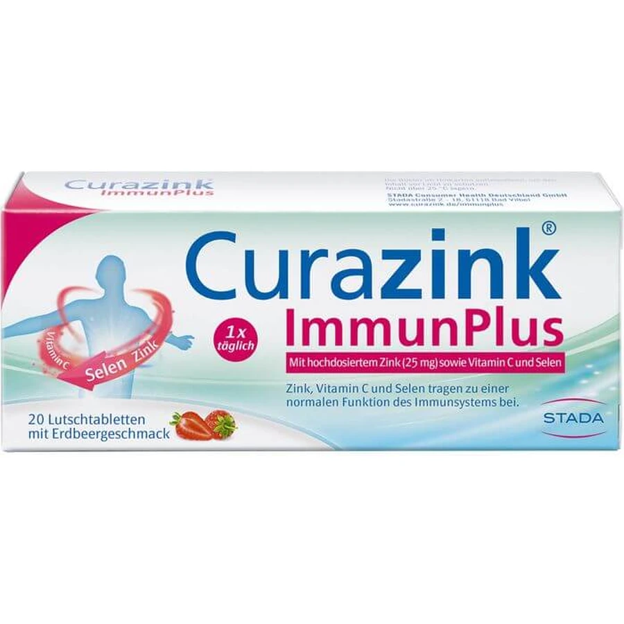 CURAZINK ImmunPlus Pastiluțe 20 Capsule