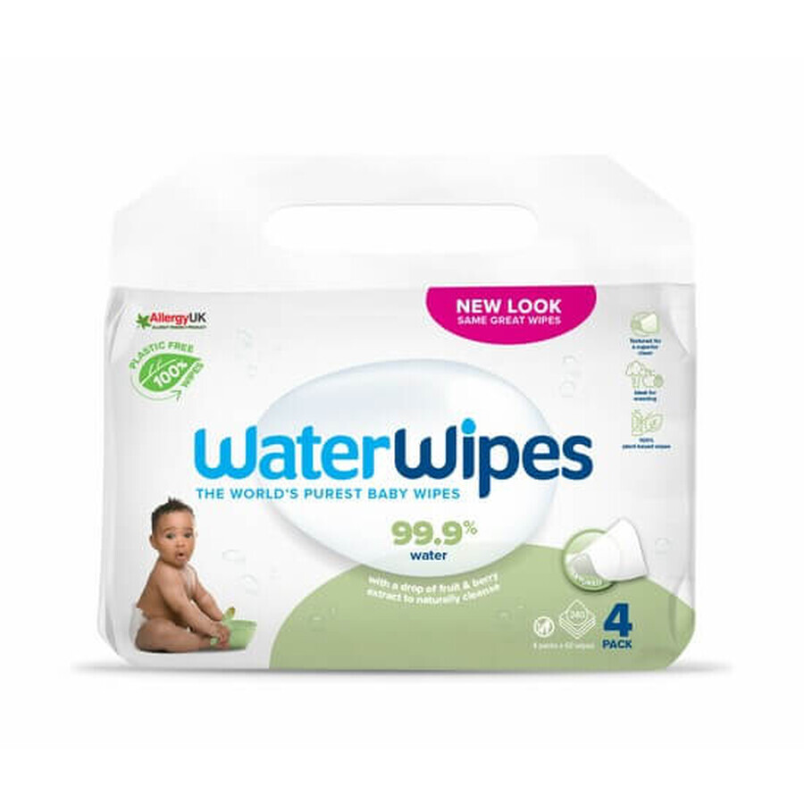 Comprar Toallitas húmedas biodegradables Soapberry, 4x60 unidades, Waterwipes Toallitas húmedas biodegradables Soapberry, 4x60 unidades, Waterwipes