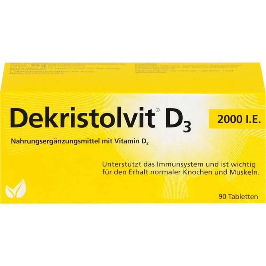 DEKRISTOLVIT D3 2000 I.E. Comprimés 90 St.