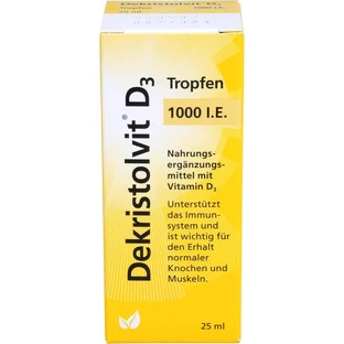DEKRISTOLVIT D3 1000 I.U. druppels 25 ml