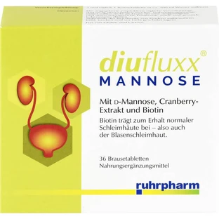 DIUFLUXX Mannose bruistabletten 36 st.