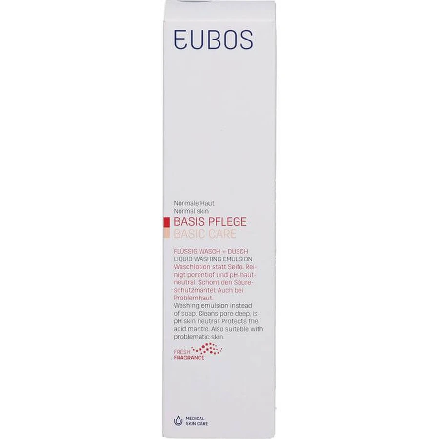 EUBOS FLÜSSIG rojo con fragancia fresca y dosificador 400 ml