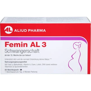 FEMIN AL 3 Zwangerschap Softgels 60 Capsules