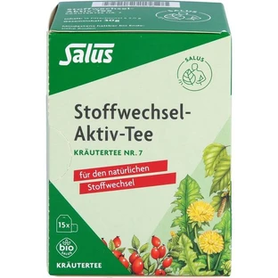 STOFFWECHSEL-AKTIV Kruidenthee nr.7 Biologische Salus 15 St.