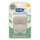 Set van 2 eco-design fopspenen beige, 0-2 maanden, Dodie