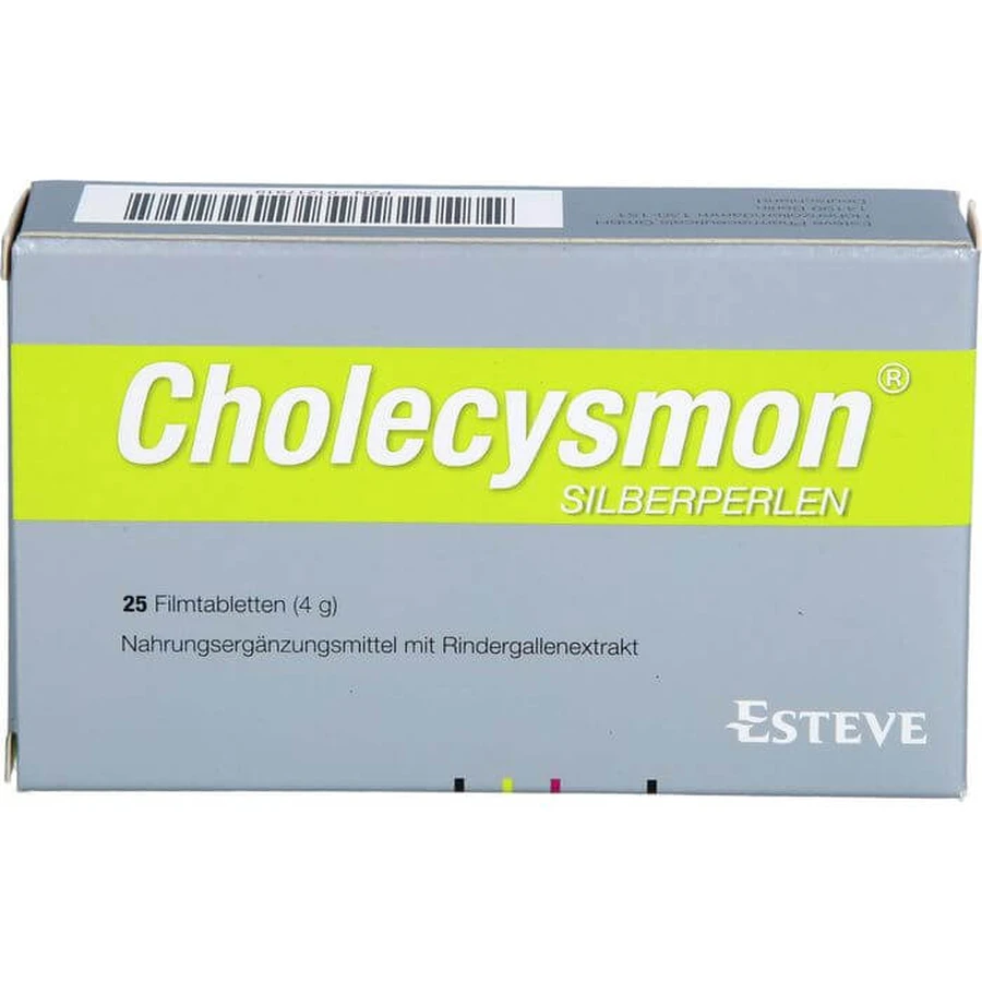 CHOLECYSMON silver beads 25 pcs.