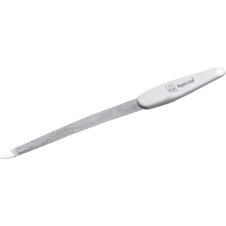 APOLINE nail file curved 17 cm chrome-plated 1 pc.