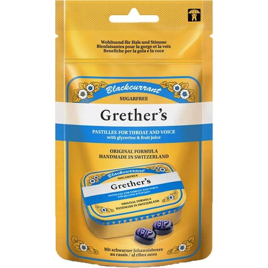GRETHERS Blackcurrant Silver pastry bag refill 110 g