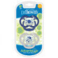 Set of 2 Advantage Blue Silicone Soothers with Lid, 6-18 months, Dr Brown`s