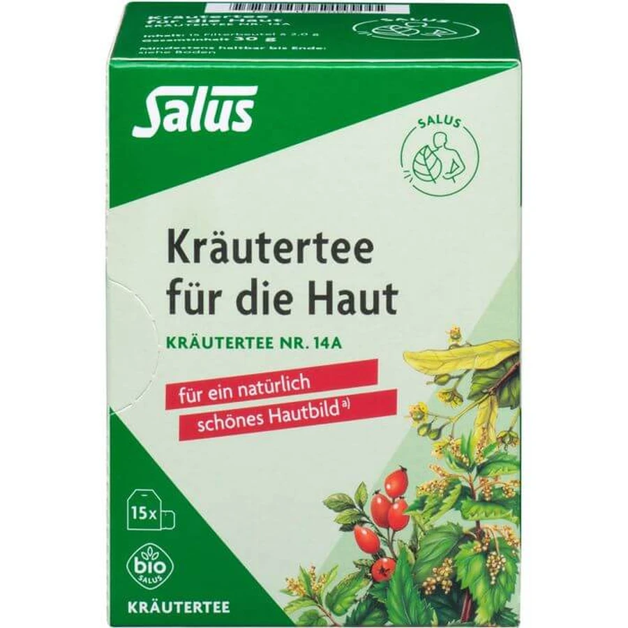 TÉ DE HIERBAS para la piel No. 14a Organic Salus Fbtl. 15 St.
