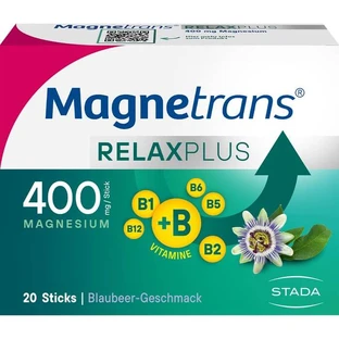 MAGNETRANS Relax+ 400 mg granules sticks blueberry 20 pcs.