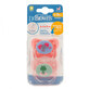 Set of 2 silicone soothers PreVent design Pink Butterfly, 6-18 months, Dr Brown`s