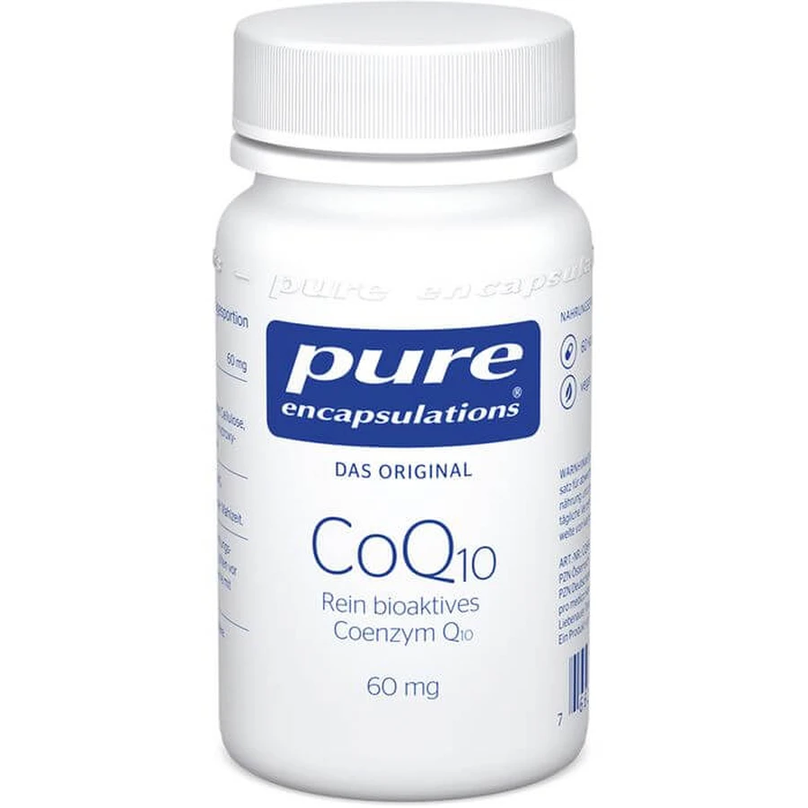 PURE ENCAPSULATIONS CoQ10 60 mg capsules 60 stuks.
